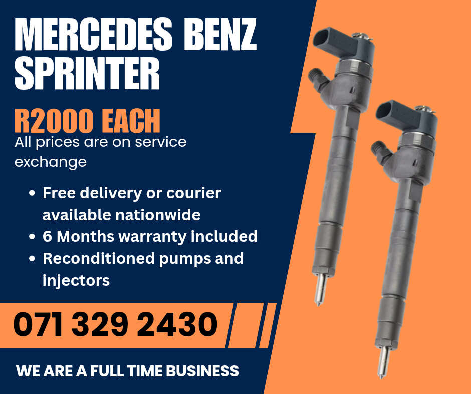 MERCEDES BENZ SPRINTER INJECTORS FOR SALE WITH WARRANTY INCLUDED - Private Seller MERCEDES BENZ SPRINTER INJECTORS FOR SALE WITH WARRANTY INCLUDED - Private Seller