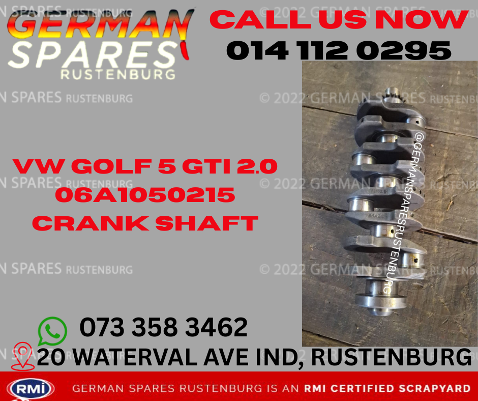 VW GOLF 5GTI 2.0 06A105021S crank shaft  FOR SALE - Private Seller