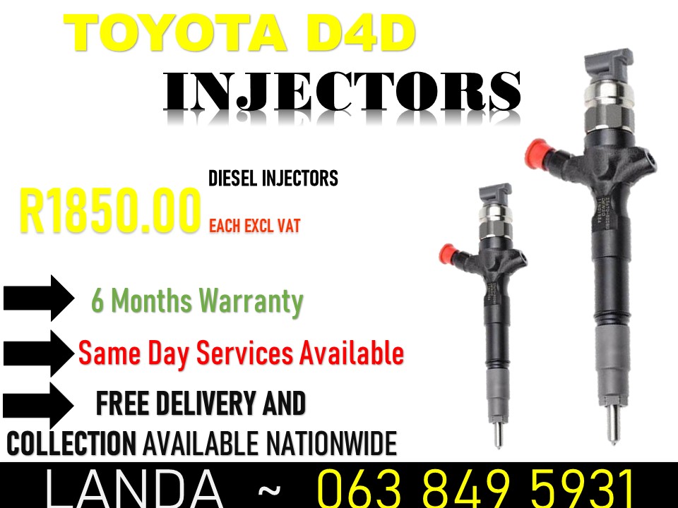 TOYOTA D4D INJECTORS - Private Seller TOYOTA D4D INJECTORS - Private Seller