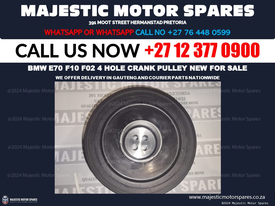 Bmw E70 X5 crank pulley for sale NEW - Private Seller Bmw E70 X5 crank pulley for sale NEW - Private Seller