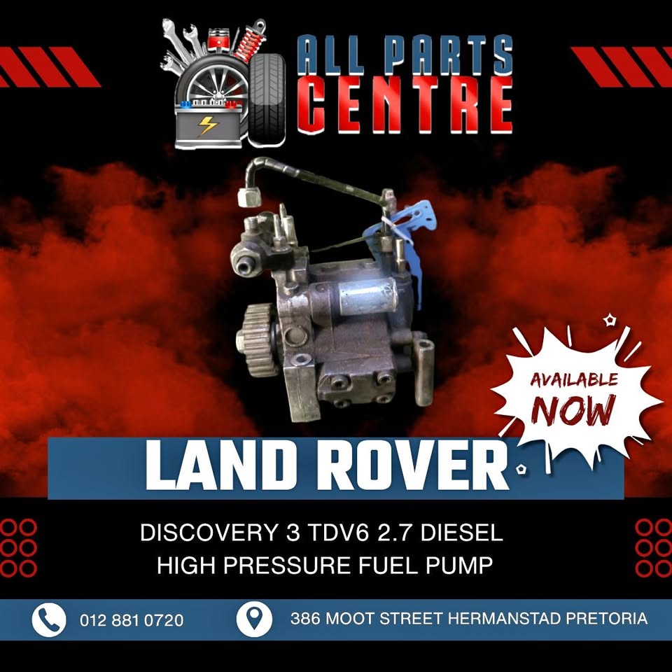 Land Rover Discovery 3 TDV6 2.7 Diesel High Pressure Fuel Pump - Private Seller Land Rover Discovery 3 TDV6 2.7 Diesel High Pressure Fuel Pump - Private Seller