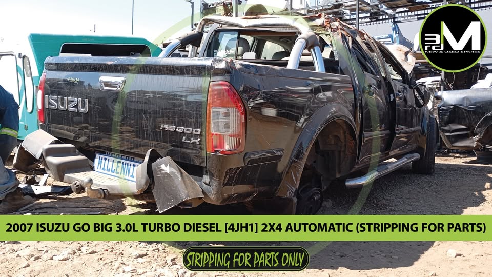 2007 Isuzu KB300 LX Go-Big 3.0 TDi 4x2 AUTO Double Cab (STRIPPING FOR PARTS) - Private Seller
