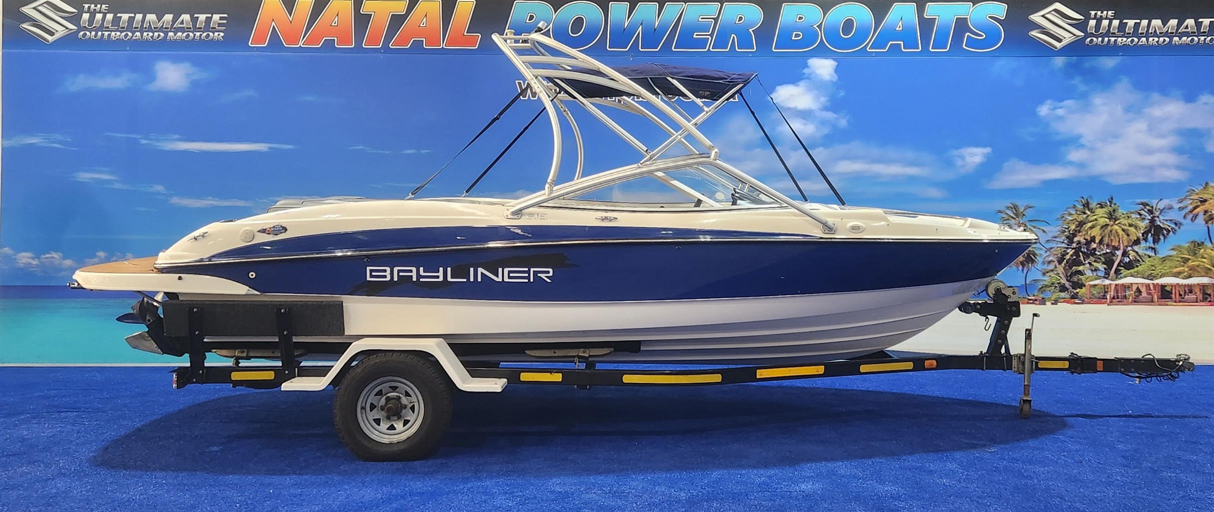 BAYLINER 215 ON TRAILER 5.0 MERCRUISER MPI BAYLINER 215 ON TRAILER 5.0 MERCRUISER MPI
