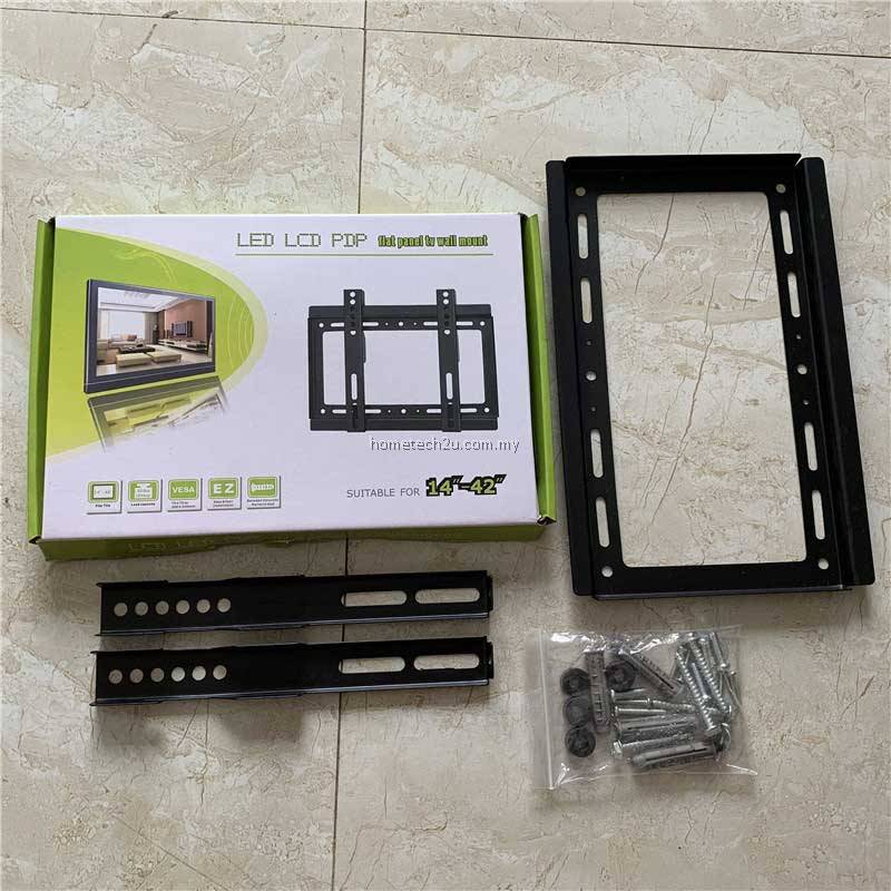 TV Wall Mount Bracket, Flat Panel TV Wall Bracket 14" ~ 42" inches. Brand New