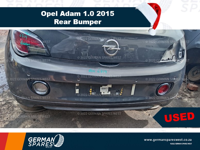 USED Rear Bumper for Opel Adam 1.0 2015 now available - Private Seller USED Rear Bumper for Opel Adam 1.0 2015 now available - Private Seller