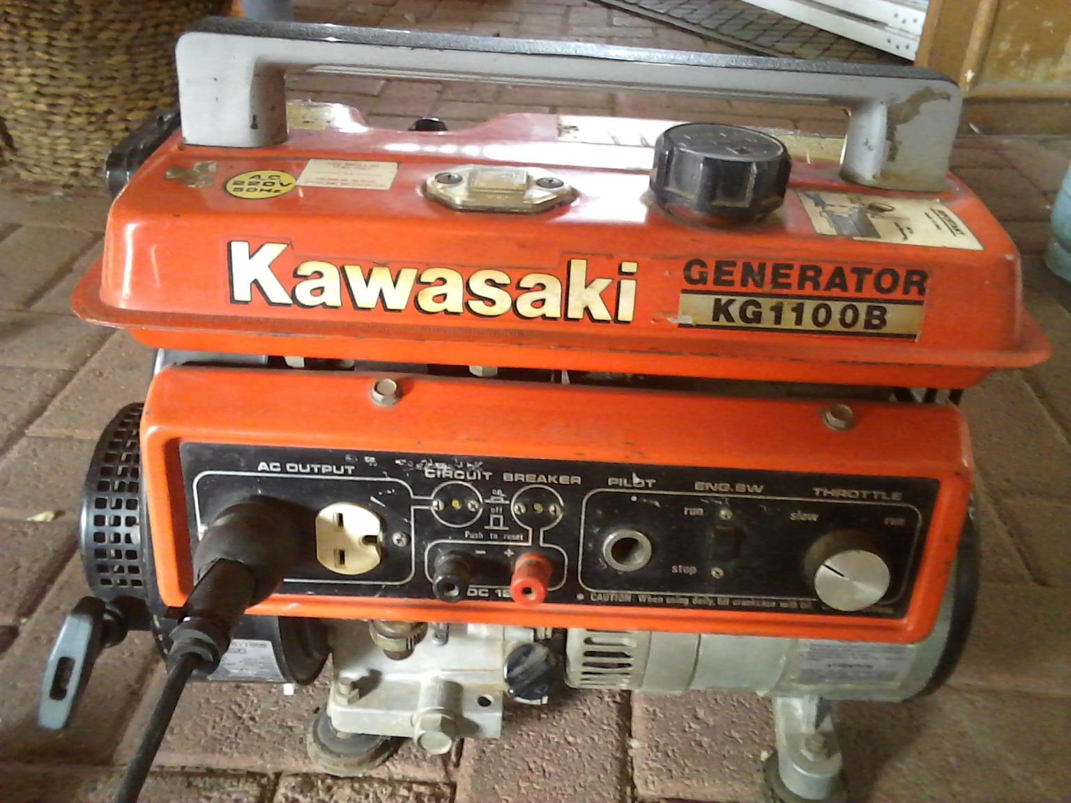 Kawasaki Petrol Generator Junk