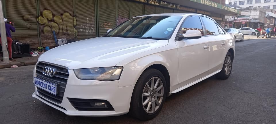 2014 AUDI A4 2.0 DIESEL AUTOMATIC TRANSMISSION, WHITE COLOR, 88000KM, USED ACCIDENT FREE