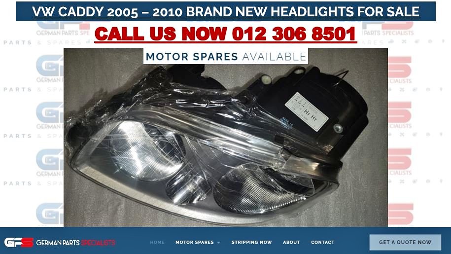VW CADDY 2005 – 2010 BRAND NEW HEADLIGHTS FOR SALE - Private Seller VW CADDY 2005 – 2010 BRAND NEW HEADLIGHTS FOR SALE - Private Seller