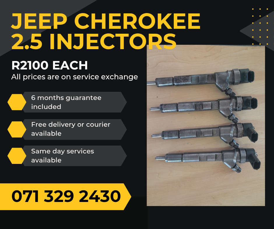 JEEP CHEROKEE 2.5 DIESEL INJECTORS FOR SALE WITH WARRANTY - Private Seller JEEP CHEROKEE 2.5 DIESEL INJECTORS FOR SALE WITH WARRANTY - Private Seller