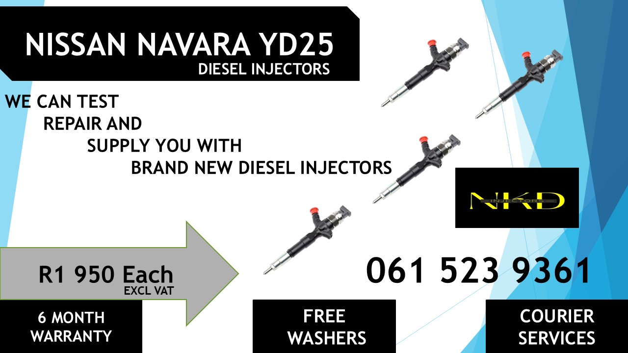 DIESEL INJECTIONS FOR NISSAN NAVARA YD25 WITH REPORTS FOR SALE - Private Seller DIESEL INJECTIONS FOR NISSAN NAVARA YD25 WITH REPORTS FOR SALE - Private Seller