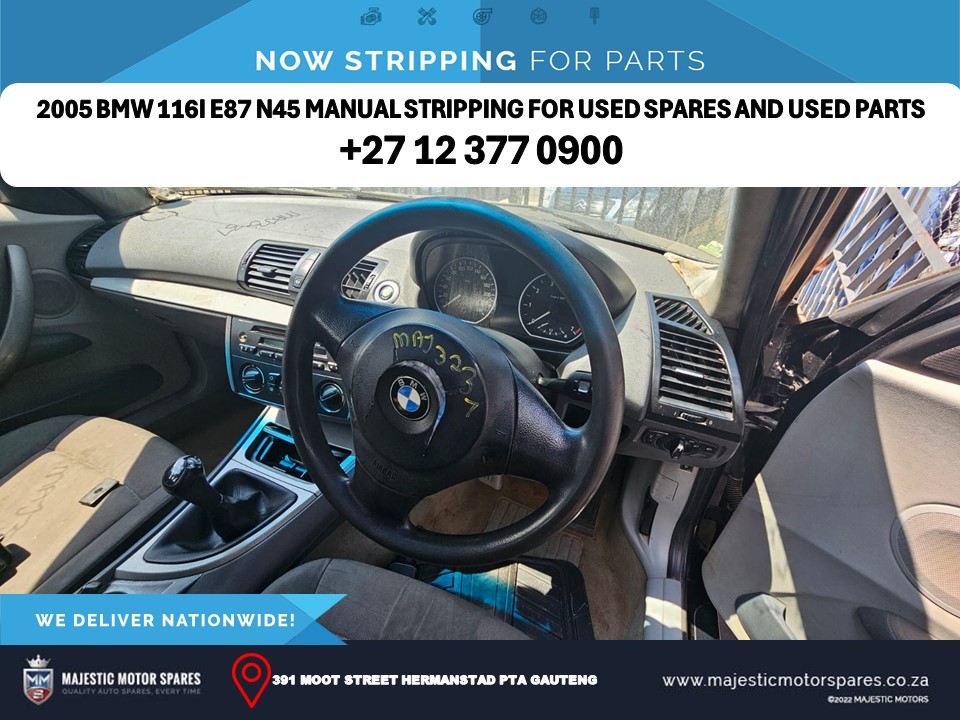 2005 BMW 116I E87 N45 Manual Stripping for Used Spares - Private Seller 2005 BMW 116I E87 N45 Manual Stripping for Used Spares - Private Seller
