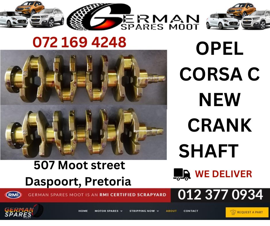 Opel Corsa C New Crankshaft Opel Corsa C New Crankshaft