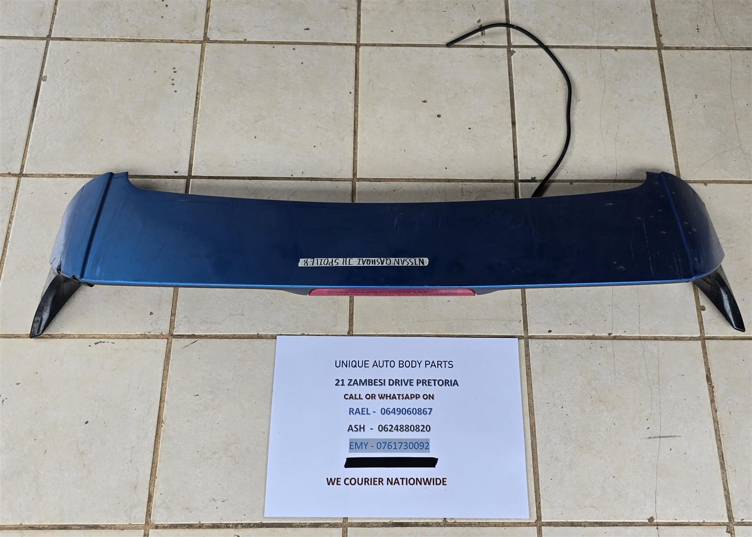 Nissan Qashqai J11 Tailgate Spoiler