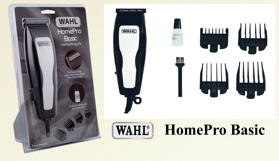 wahl home pro basic corded 8 piece haircutting kit