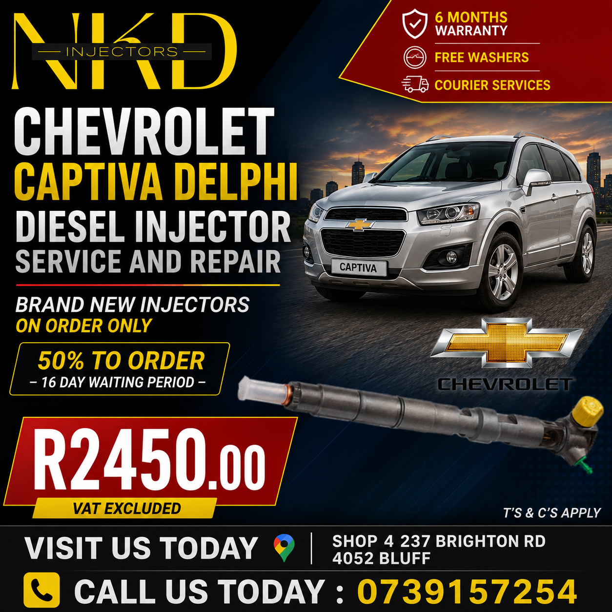 Repairs_Chevrolet_Captiva_Delphi_Injectors - Private Seller Repairs_Chevrolet_Captiva_Delphi_Injectors - Private Seller