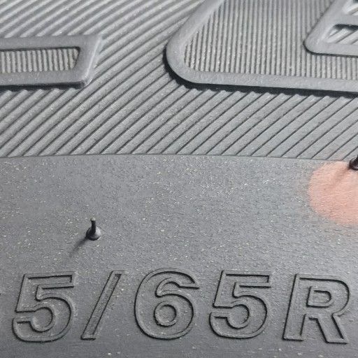 Fairly used tyre