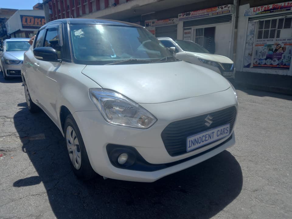 2020 SUZUKI SWIFT 1.2GL PETROL, MANUAL TRANSMISSION, WHITE COLOUR, MILEAGE 55000KM
