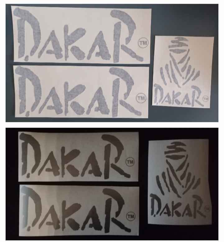 Toyota Hilux Dakar lower door and tailgate stickers sets - Private Seller