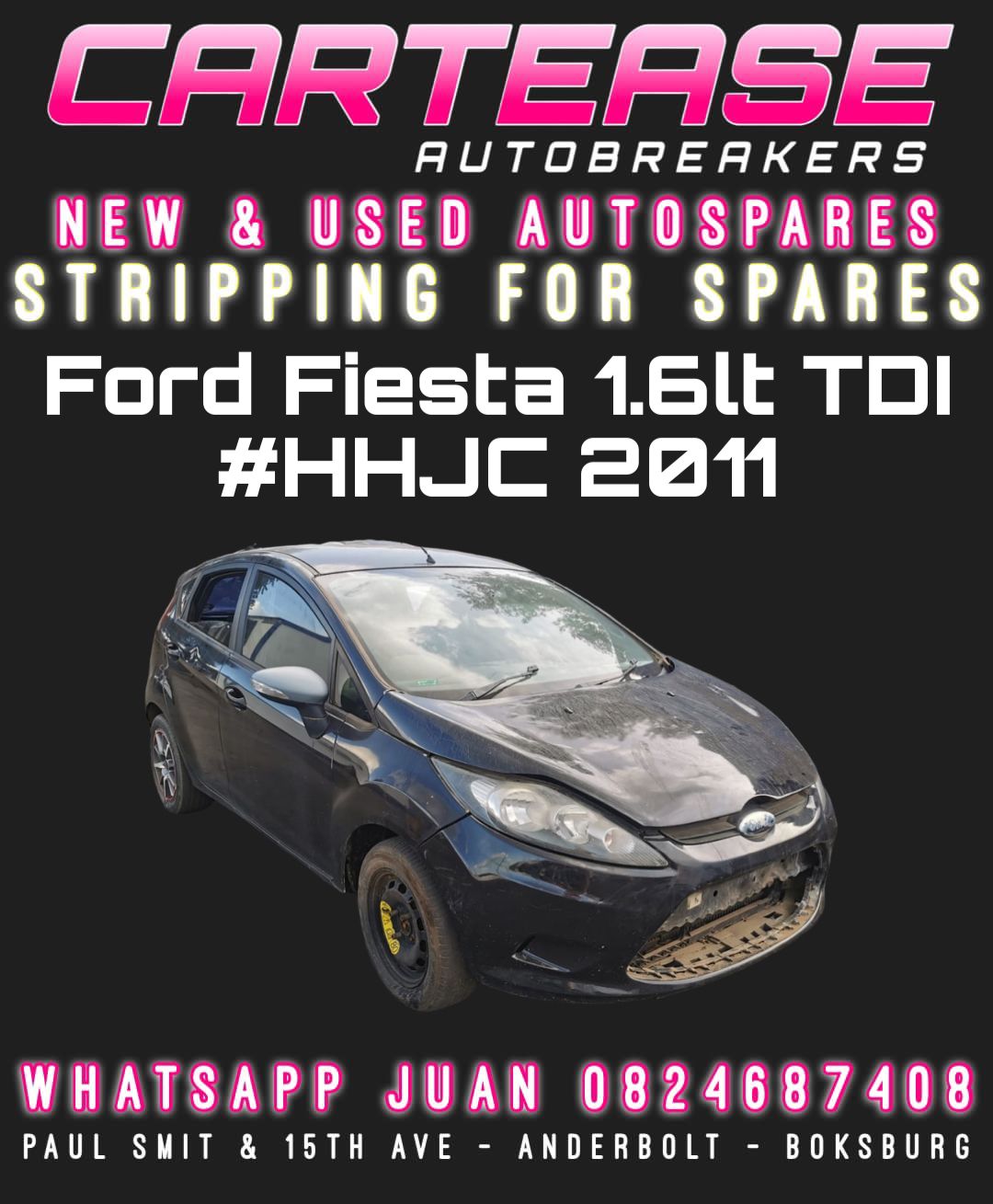 2011 FORD FIESTA 1.6LT TDI #HHJC SPARES - Private Seller 2011 FORD FIESTA 1.6LT TDI #HHJC SPARES - Private Seller
