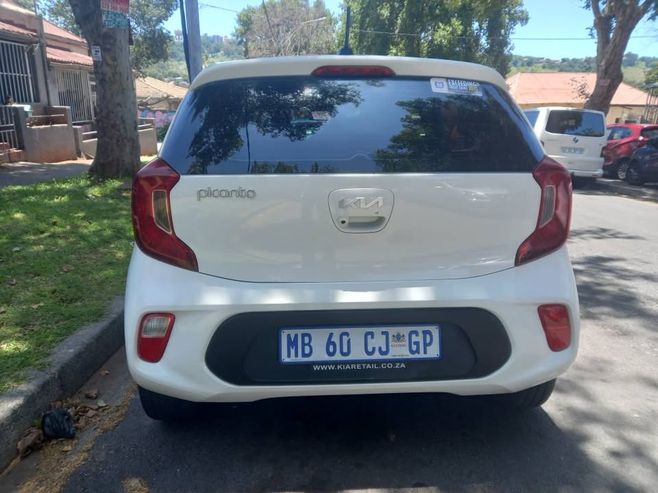 2022 Kia Picanto 1.0 Petrol, Manual, White Color, Mileage 35000kms. Reverse Camera/ Sensor