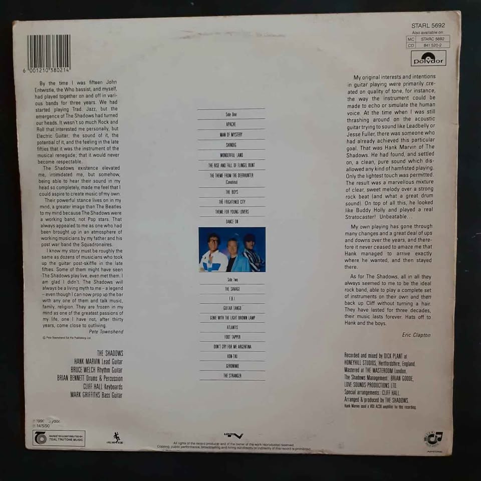 The Shadows - At Their Very Best LP Record