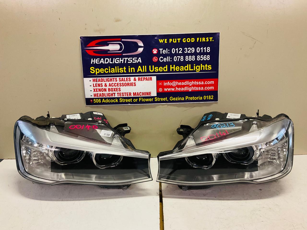 BMW F25 X3 facelift left and right side xenon headlights (2014) - Private Seller BMW F25 X3 facelift left and right side xenon headlights (2014) - Private Seller