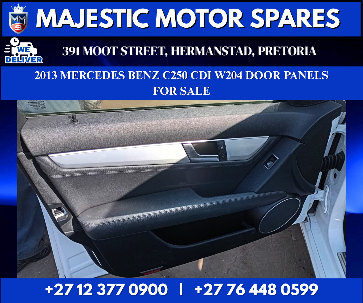 2013 Mercedes-Benz C250 CDI BlueEFFICIENCY W204 Door Panels – Used for Sale - Private Seller 2013 Mercedes-Benz C250 CDI BlueEFFICIENCY W204 Door Panels – Used for Sale - Private Seller
