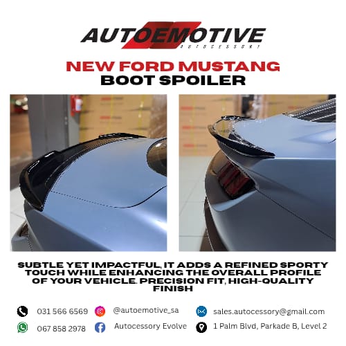 New Ford Mustang Boot Spoiler | Ford Mustang Accessories - Private Seller New Ford Mustang Boot Spoiler | Ford Mustang Accessories - Private Seller