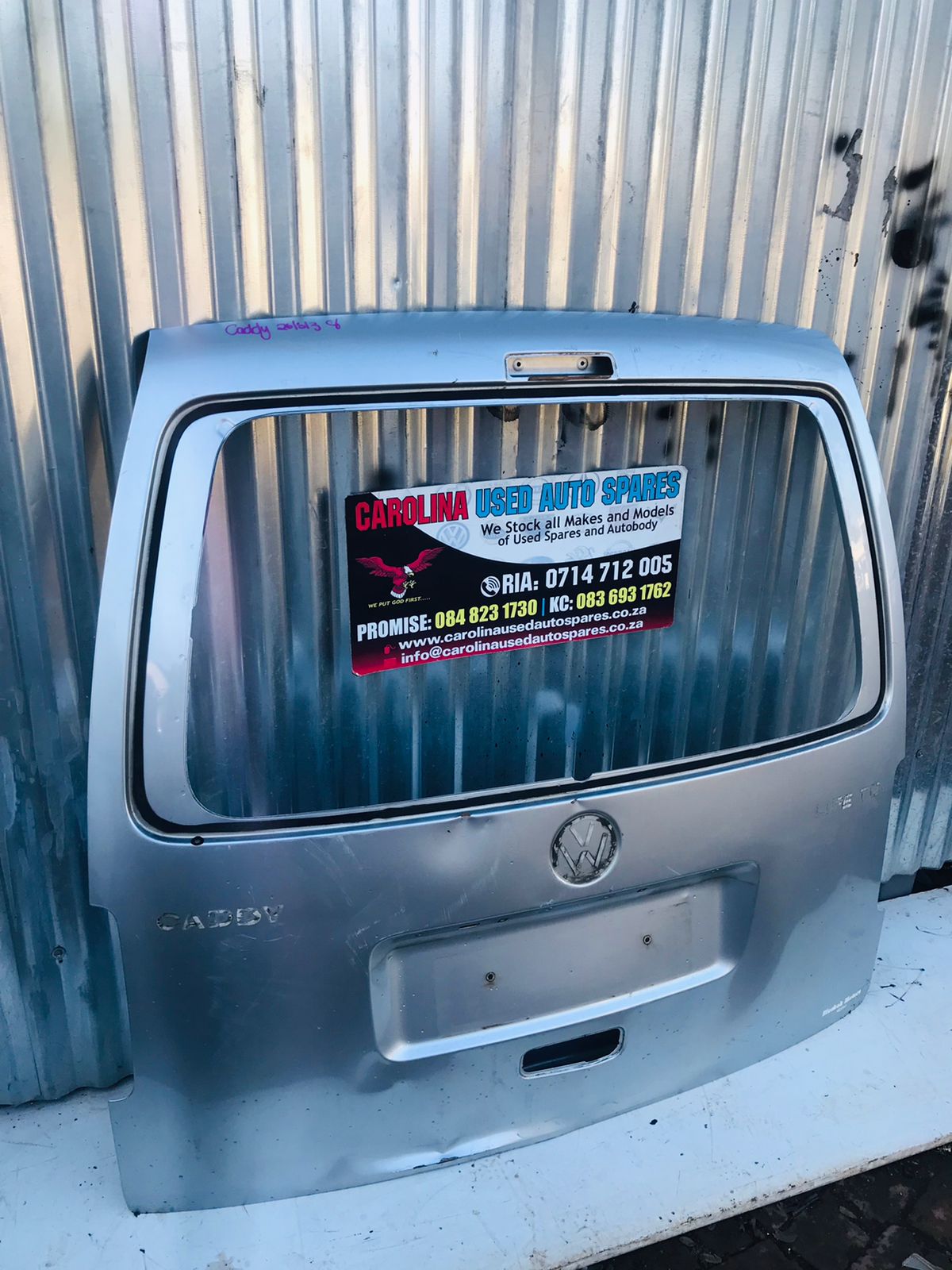 VW Caddy tailgate - Private Seller