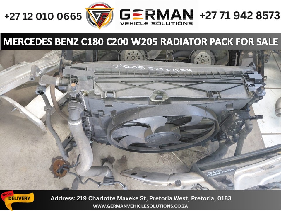 Mercedes Benz c180 c200 w205 radiator pack second hand for sale - Private Seller