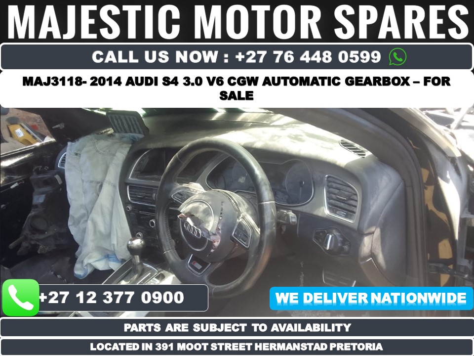 2014 Audi S4 3.0 V6 CGW used auto gearbox for sale - Private Seller 2014 Audi S4 3.0 V6 CGW used auto gearbox for sale - Private Seller