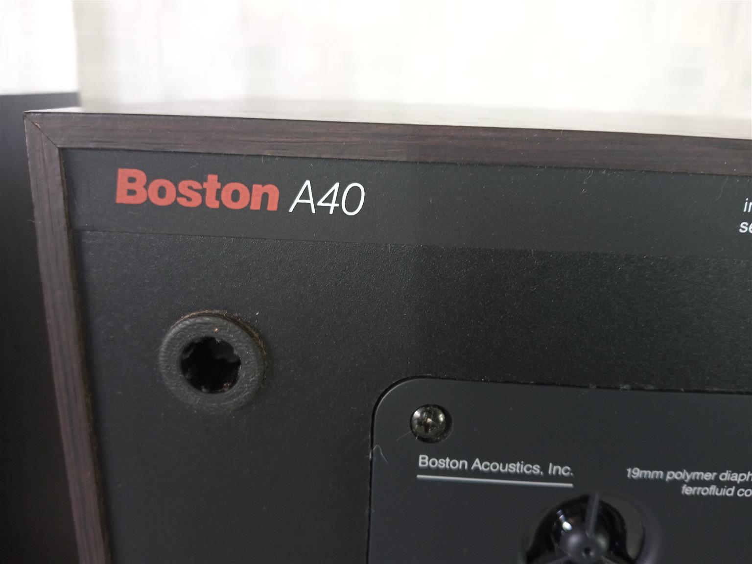 Boston Acoustics A40 Series II Speakers