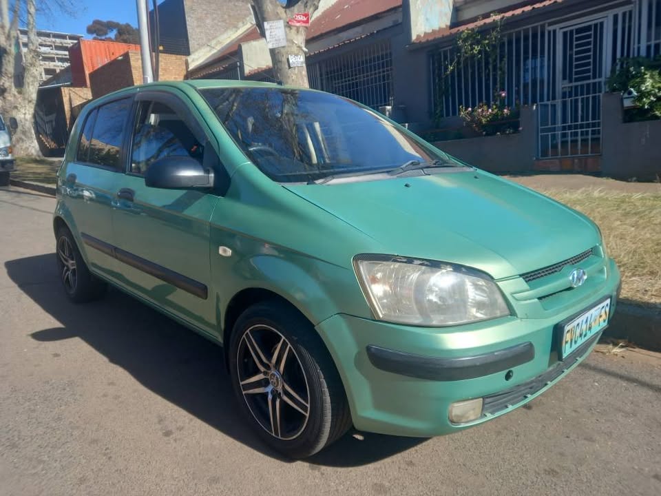 2004 Hyundai Getz 1.4 Petrol, Manual, Green, 94000kms, Spare key
