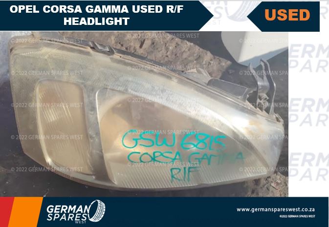 Opel Corsa Gamma Used R/F Headlight - Private Seller Opel Corsa Gamma Used R/F Headlight - Private Seller