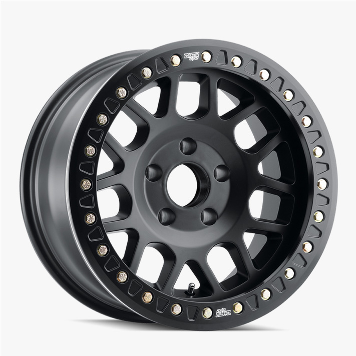 17″ Dirty Life Mesa Race Matt Black Blank PCD Alloy Wheels