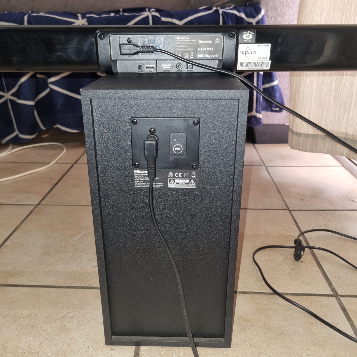 URGENT SALE: Hisense HS218 2.1 Channel Soundbar - Moving Permanently!
