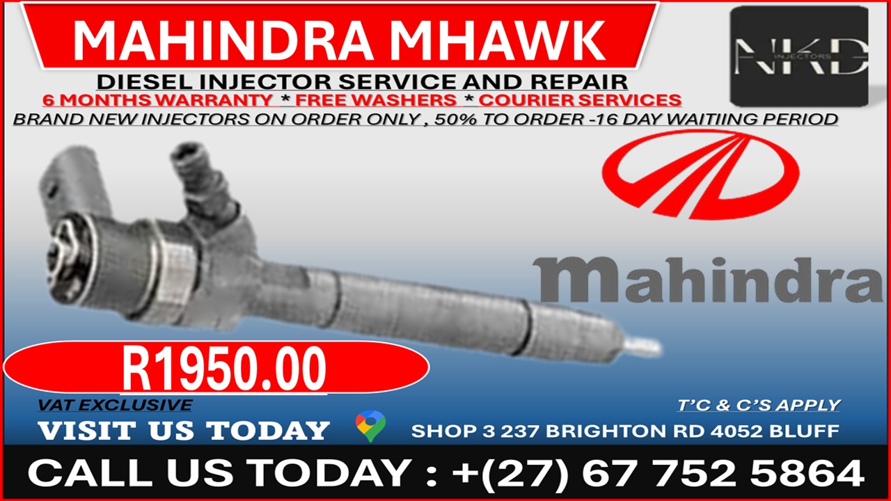 Mahindra Mhawk Diesel Injectors on Recondition - Private Seller Mahindra Mhawk Diesel Injectors on Recondition - Private Seller