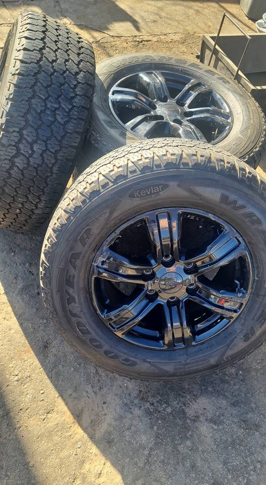 Ford Ranger original alloy mags size 17 +tyres used still in good condition - Private Seller Ford Ranger original alloy mags size 17 +tyres used still in good condition - Private Seller