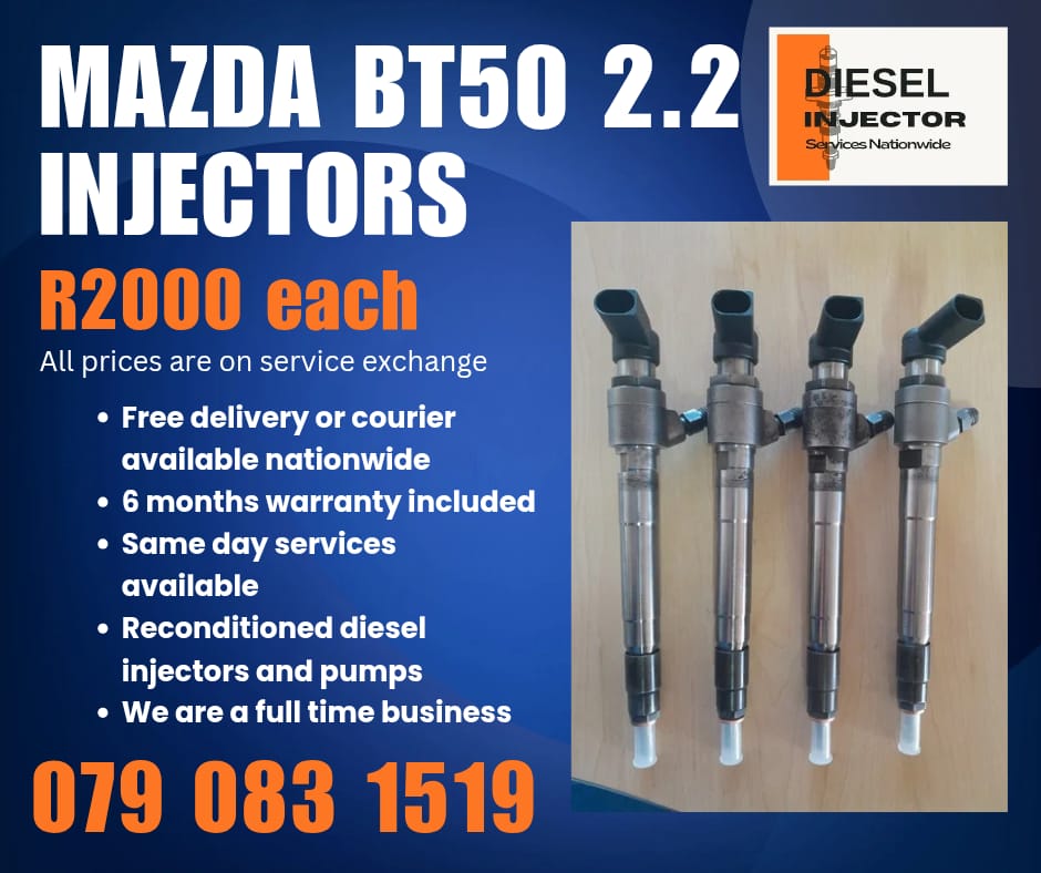 MAZDA BT50 2.2 INJECTORS FOR SALE WITH WARRANTY - Private Seller MAZDA BT50 2.2 INJECTORS FOR SALE WITH WARRANTY - Private Seller