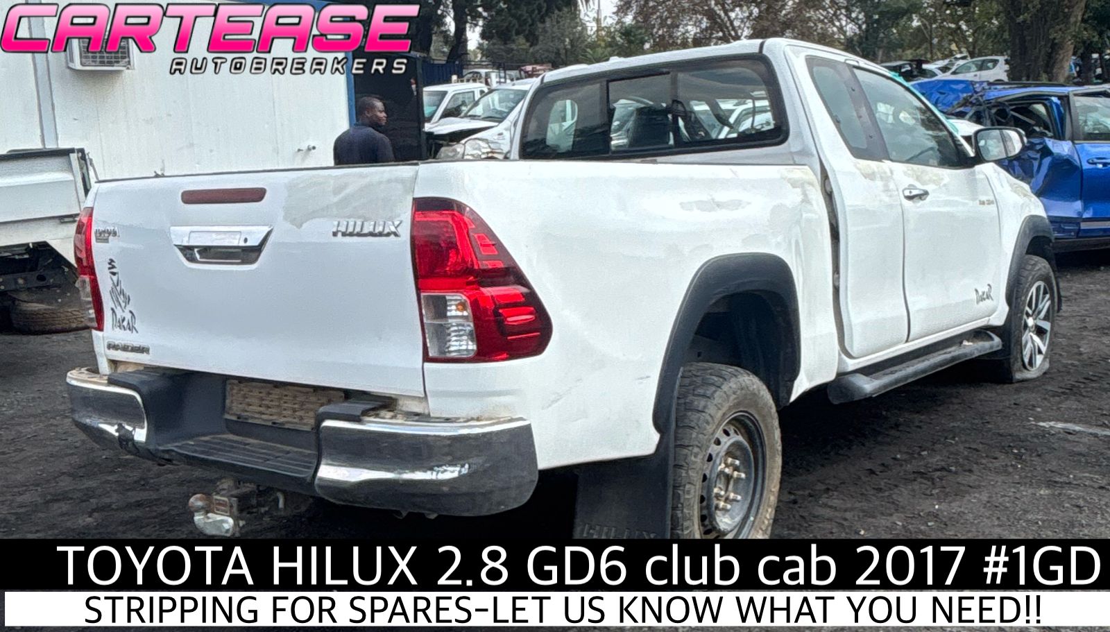 Toyota Hilux 2.8 GD6 Club Cab 2017 #1GD Stripping - Private Seller Toyota Hilux 2.8 GD6 Club Cab 2017 #1GD Stripping - Private Seller