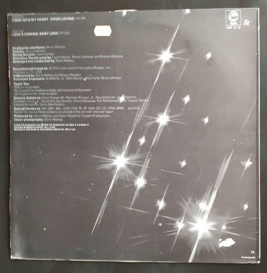 USA-European Connection - Come Into My Heart LP Record