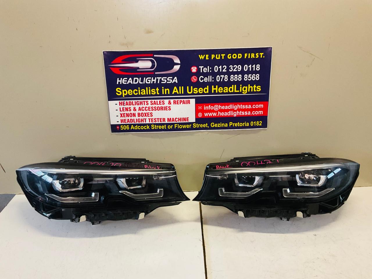 BMW G20 3 series left and right side LED xenon headlights (black) 2019 - Private Seller BMW G20 3 series left and right side LED xenon headlights (black) 2019 - Private Seller