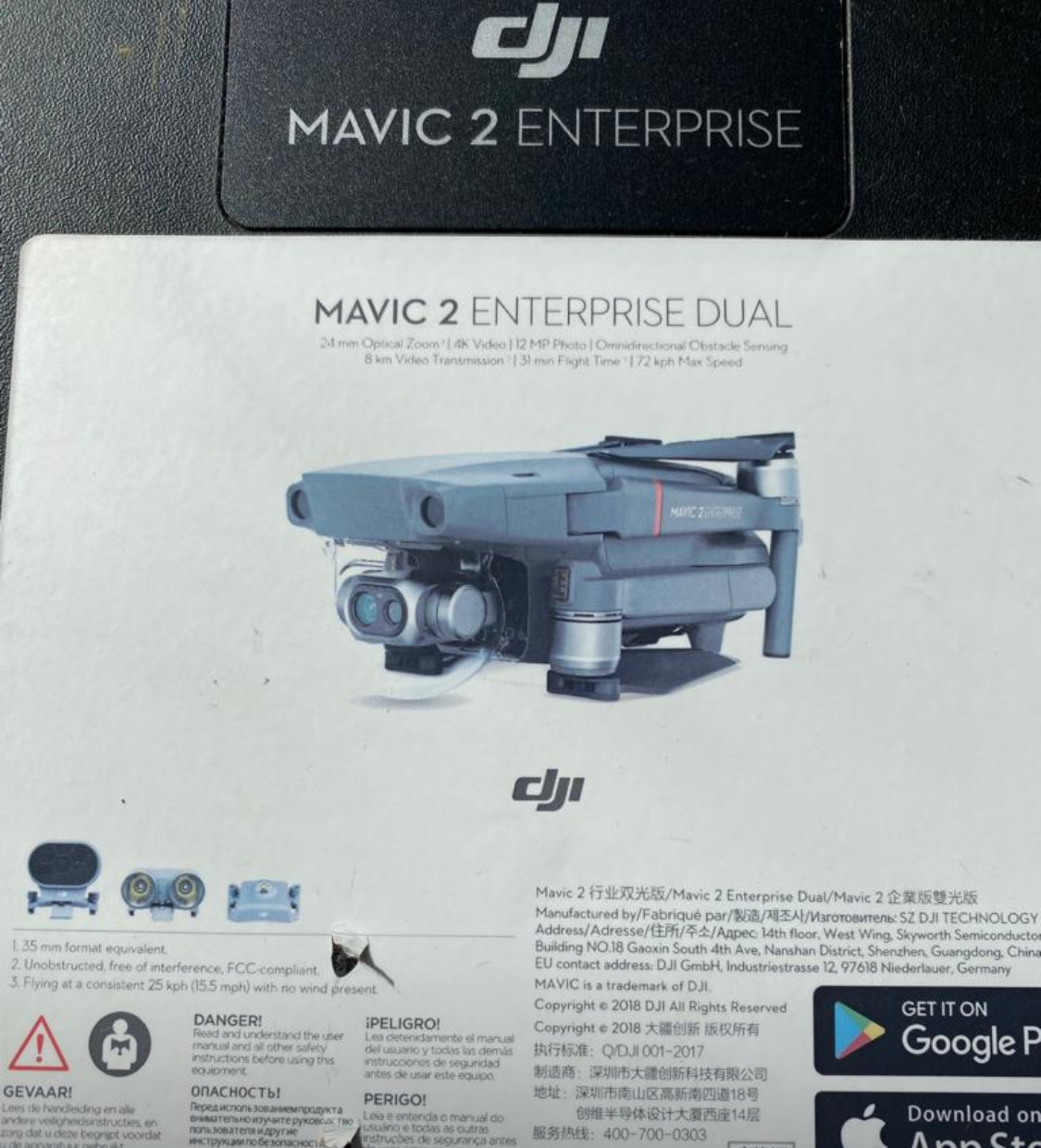 Drone DJI MAVIC 2 enterprise Dual 2019 Drone DJI MAVIC 2 enterprise Dual 2019