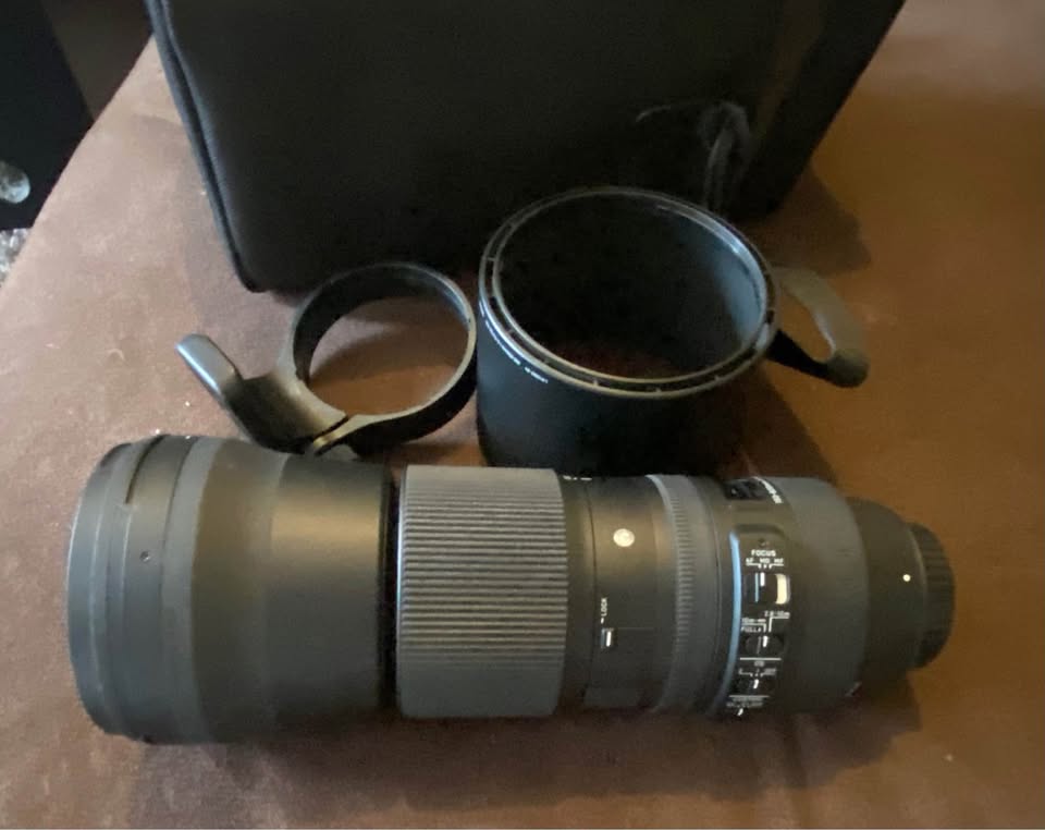 Sigma lens 150-600 mm F5-6.3 DG