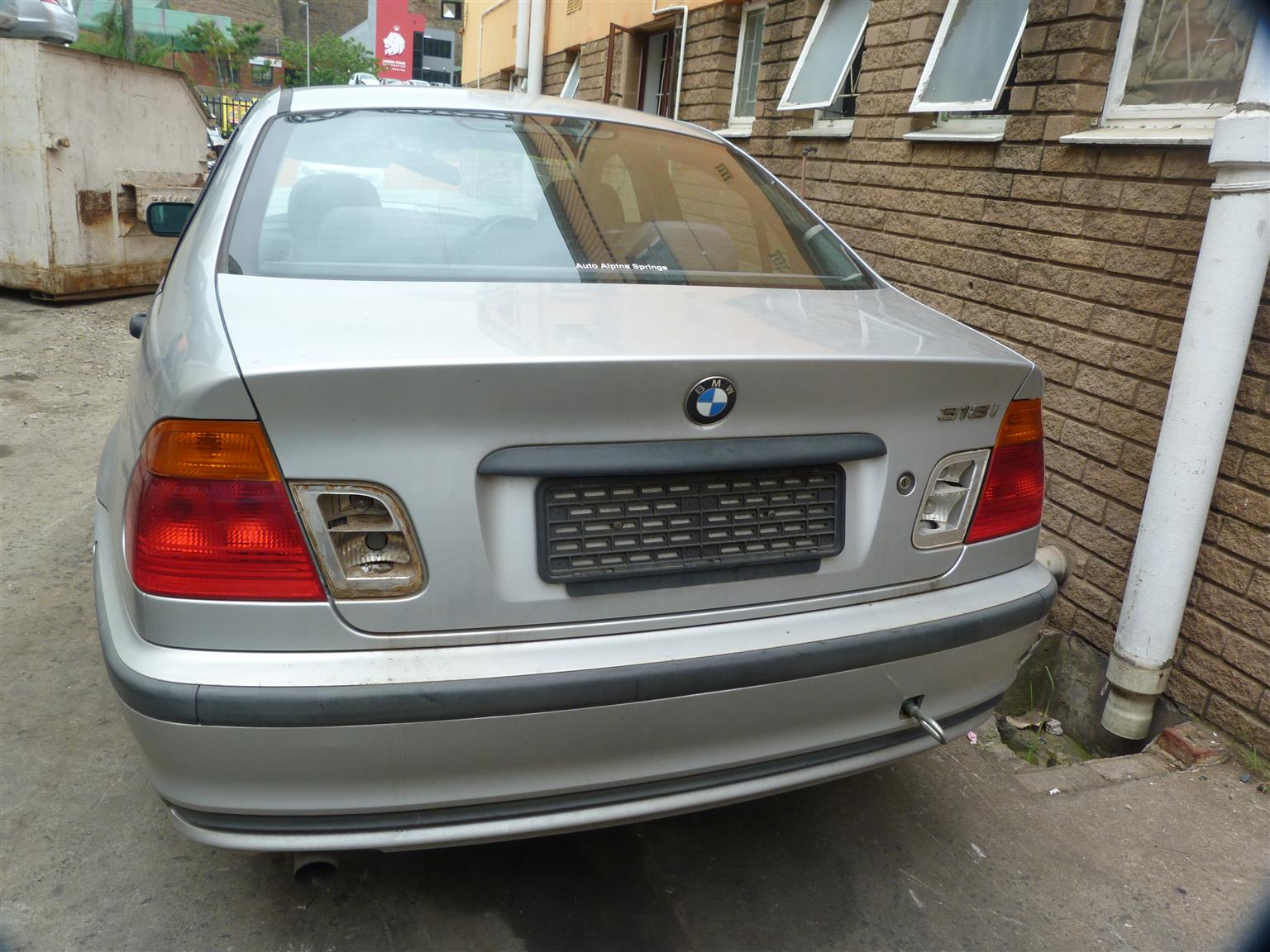 STRIPPING SILVER BMW 318i M/T 2000 FOR SPARES - Private Seller STRIPPING SILVER BMW 318i M/T 2000 FOR SPARES - Private Seller