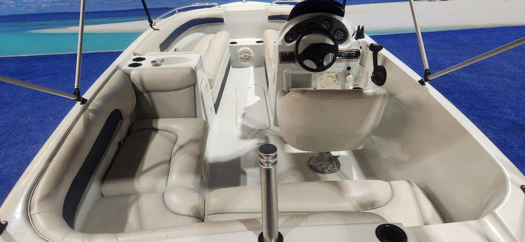 RAVEN EXCALDO 17 FT ON TRAILER 115 HP MERCURY OPTIMAX 2012 MODEL