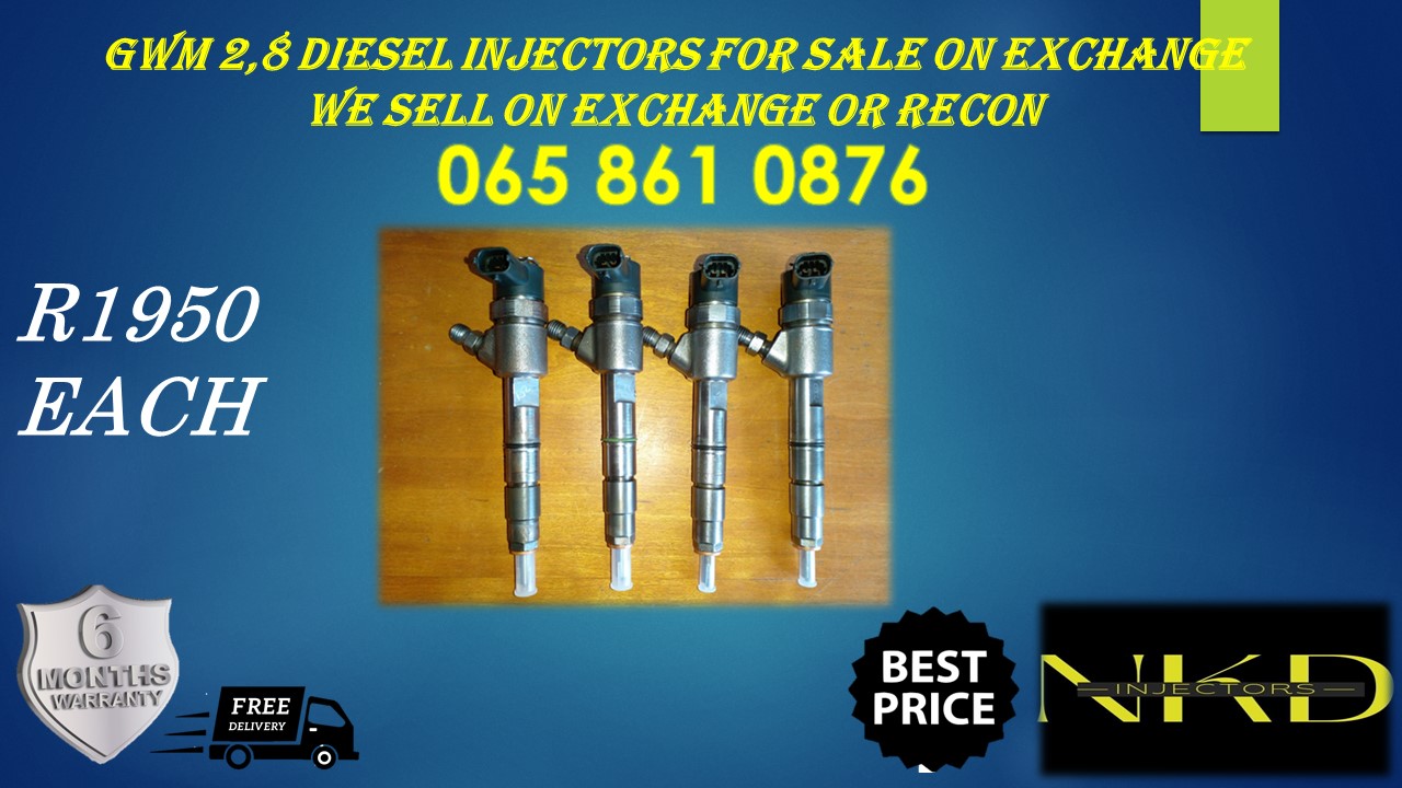 GWM STEED 2.8 BOSCH DIESEL INJECTORS FOR SALE - Private Seller GWM STEED 2.8 BOSCH DIESEL INJECTORS FOR SALE - Private Seller