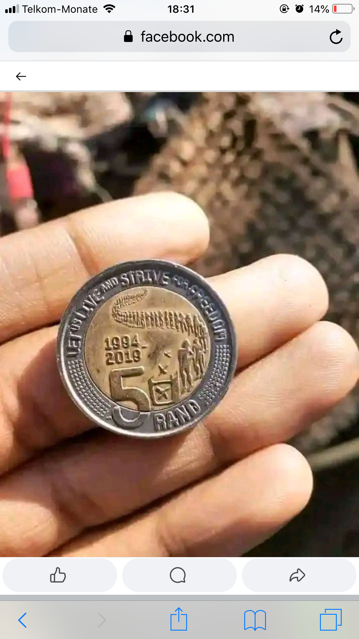 Selling Mandela coin