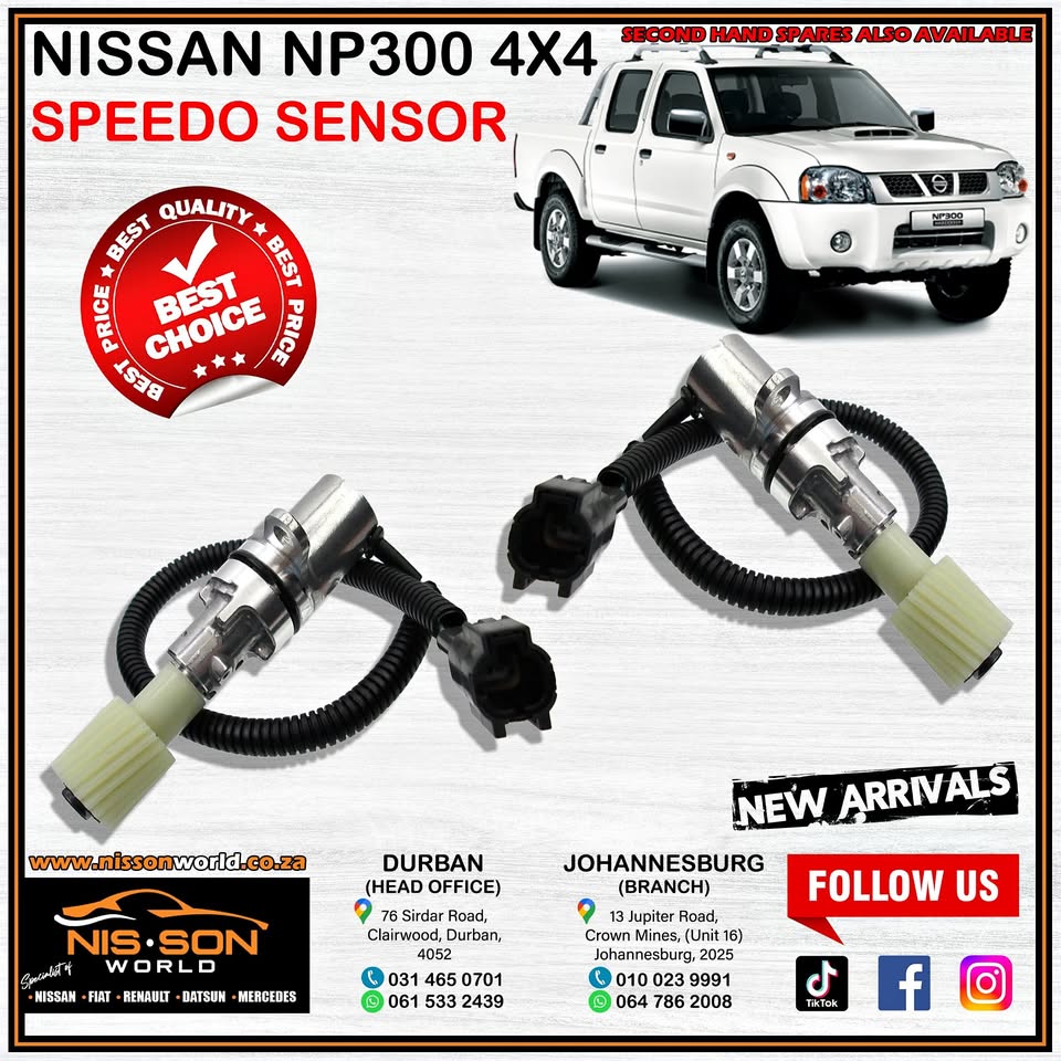 NISSAN NP300 4X4 SPEEDO SENSOR - Private Seller NISSAN NP300 4X4 SPEEDO SENSOR - Private Seller