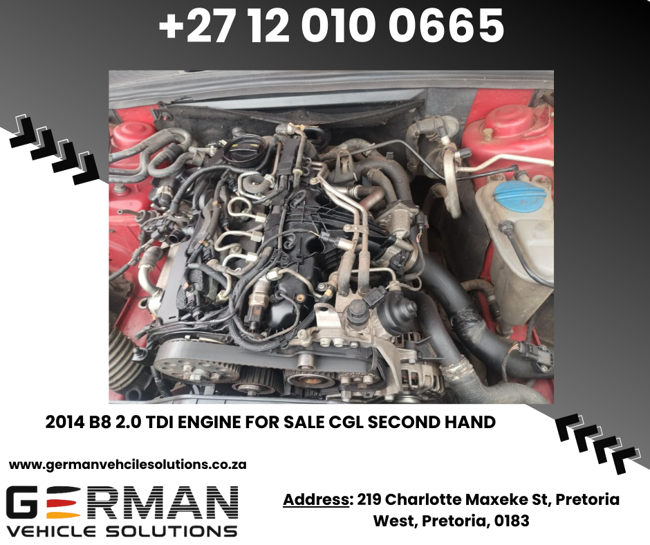 2014 b8 2.0 tdi engine CGL – second hand - Private Seller 2014 b8 2.0 tdi engine CGL – second hand - Private Seller